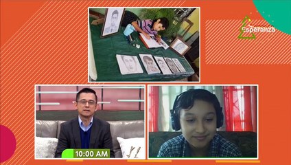 Jeferson Matute talentoso niño retratista que descubrió su talento en medio de la adversidad