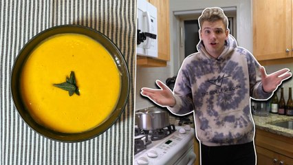 Sweet Potato Soup | The College Cook Thanksgiving