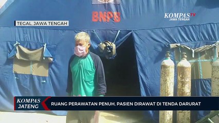 Ruang Perawatan Penuh, Pasien Dirawat di Tenda Darurat