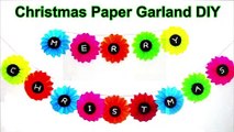 Christmas Paper Garland DIY | Christmas Decorations Ideas 2020 | Christmas Garland Ideas | Homemade 