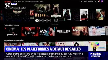 Download Video: À défaut des salles de cinéma, les films sortent sur les plateformes de streaming