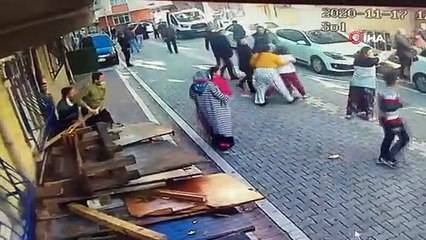 İstanbul'da baz istasyonu kavgası kamerada