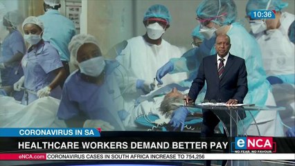Healthcare workers demand better pay