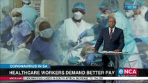 Healthcare workers demand better pay