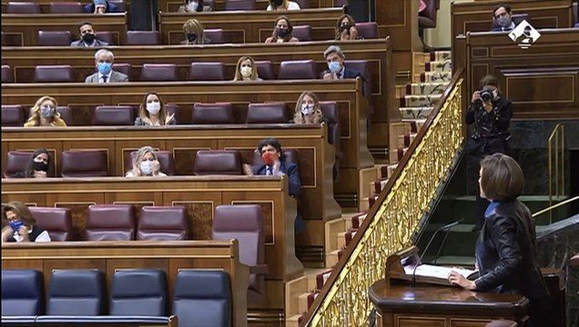 Cuca Gamarra (PP) acusa a Vox de prepotencia, machismo y falta de rigor jurídico