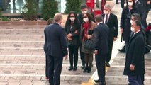 ANKARA - Gelecek Partisi Genel Başkanı Davutoğlu, CHP Genel Merkezi'ne geldi