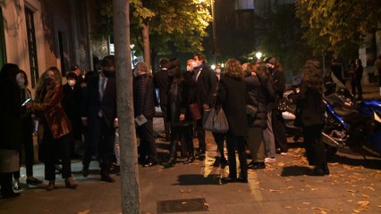 Rostros conocidos en el funeral por Carlos Catalán