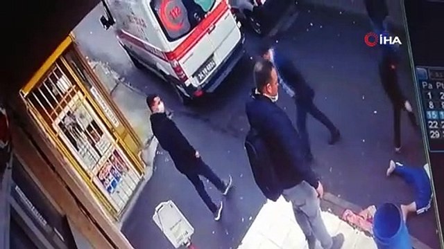 Yaşlı adamın feci ölümü kamerada