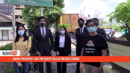 Umany president, vice president called for questioning