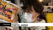 شاهد: احتجاجات متواضعة في طوكيو على أمل تأجيل الألعاب الأولمبية