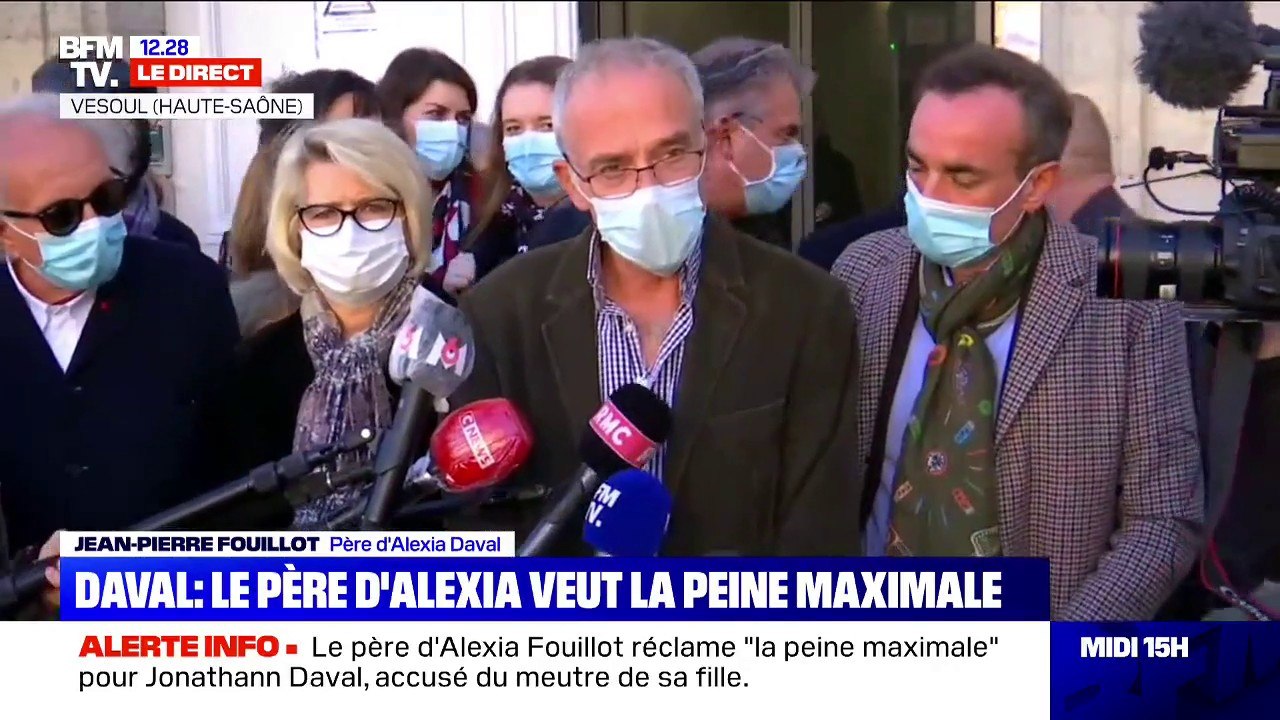 Jean-Pierre Fouillot (père d'Alexia Daval): "L'image qui reste de la reconstitution, c'est Jonathann qui traîne Alexia par les pieds"