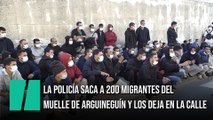 La Policía saca a 200 inmigrantes del puerto de Arguineguín sin tener garantizada una plaza de acogida