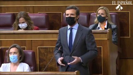 Casado dice que pactar con Bildu "perseguirá toda la vida" al PSOE y Sánchez le equipara con Trump