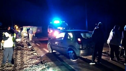 Καραμπόλα με 4 οχήματα στη  Θηβών Λιβαδειάς