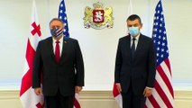 TİFLİS - Gürcistan Başbakanı Gakharia, ABD Dışişleri Bakanı Pompeo'yu kabul etti