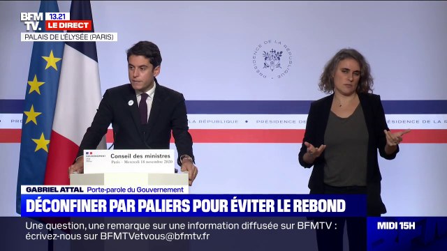 Gabriel Attal: Relâcher nos efforts maintenant, c'est prendre le risque de les avoir faits pour rien
