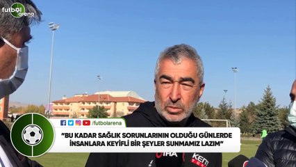 Samet Aybaba: "Bu kadar sağlık sorunlarının olduğu günlerde insanlara keyifli bir şeyler sunmamız lazım"