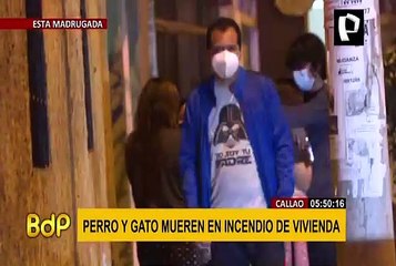 Se registró incendio en vivienda por un corto circuito
