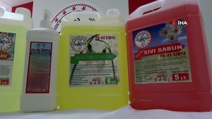 Meslek lisesi laboratuvarı fabrika gibi çalışıyor