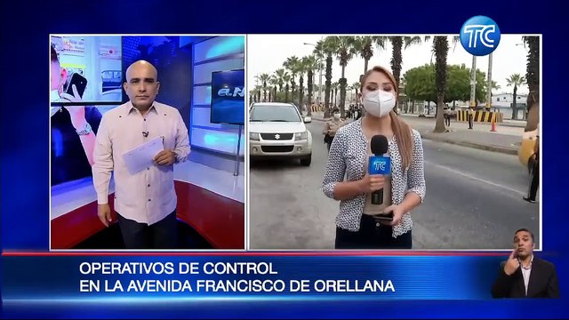 Informe en vivo | Intensos operativos de control en la avenida Francisco de Orellana