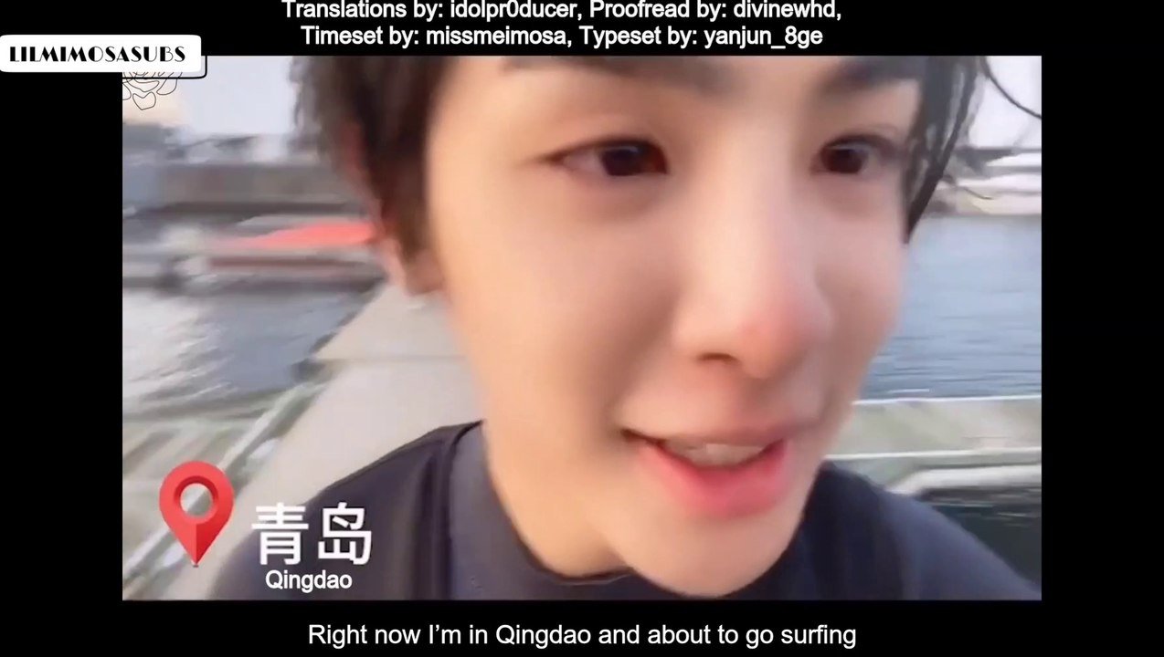 [ENG SUB] Justin Huang Minghao Surfing Vlog