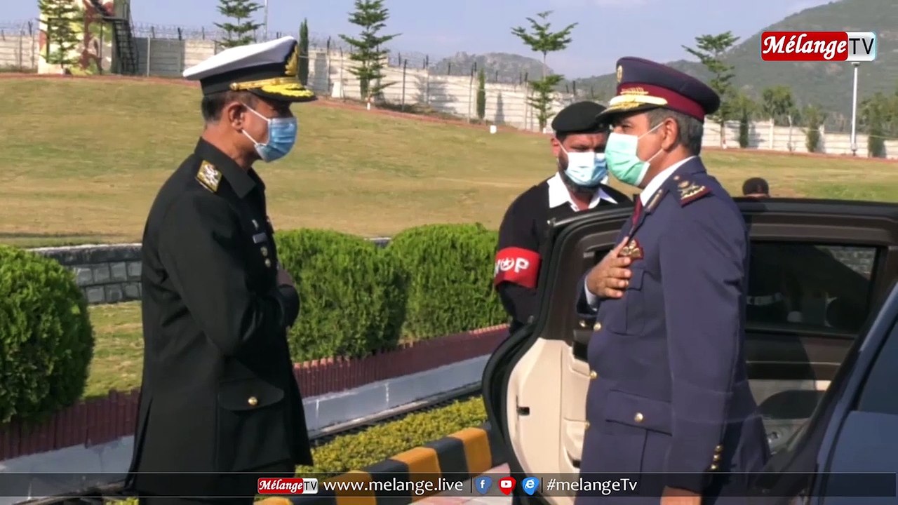 Commander Qatar Emiri Air Force || Chief of the Naval Staff, Admiral Muhammad Amjad Khan Niazi || Naval Headquarters Islamabad