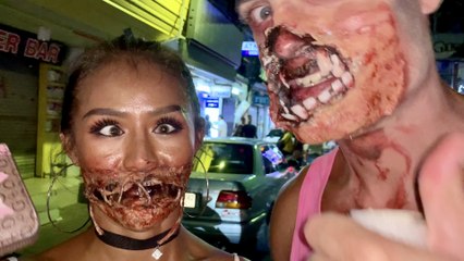 Halloween 2020  in Thailand & Pattaya Bikini Beach Run