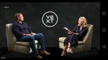 Gillian Anderson (Scully of the X-Files) interview, asking, Is the Truth out there? by Yext corporation 10-6-2020