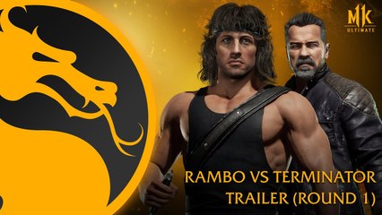 Terminator vs Rambo - Fight - Mortal Kombat 11 Ultimate  Trailer (Round 1)