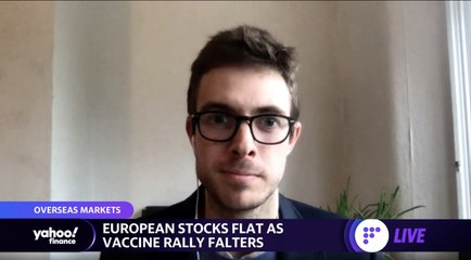 European stocks flat as vaccine rally falters