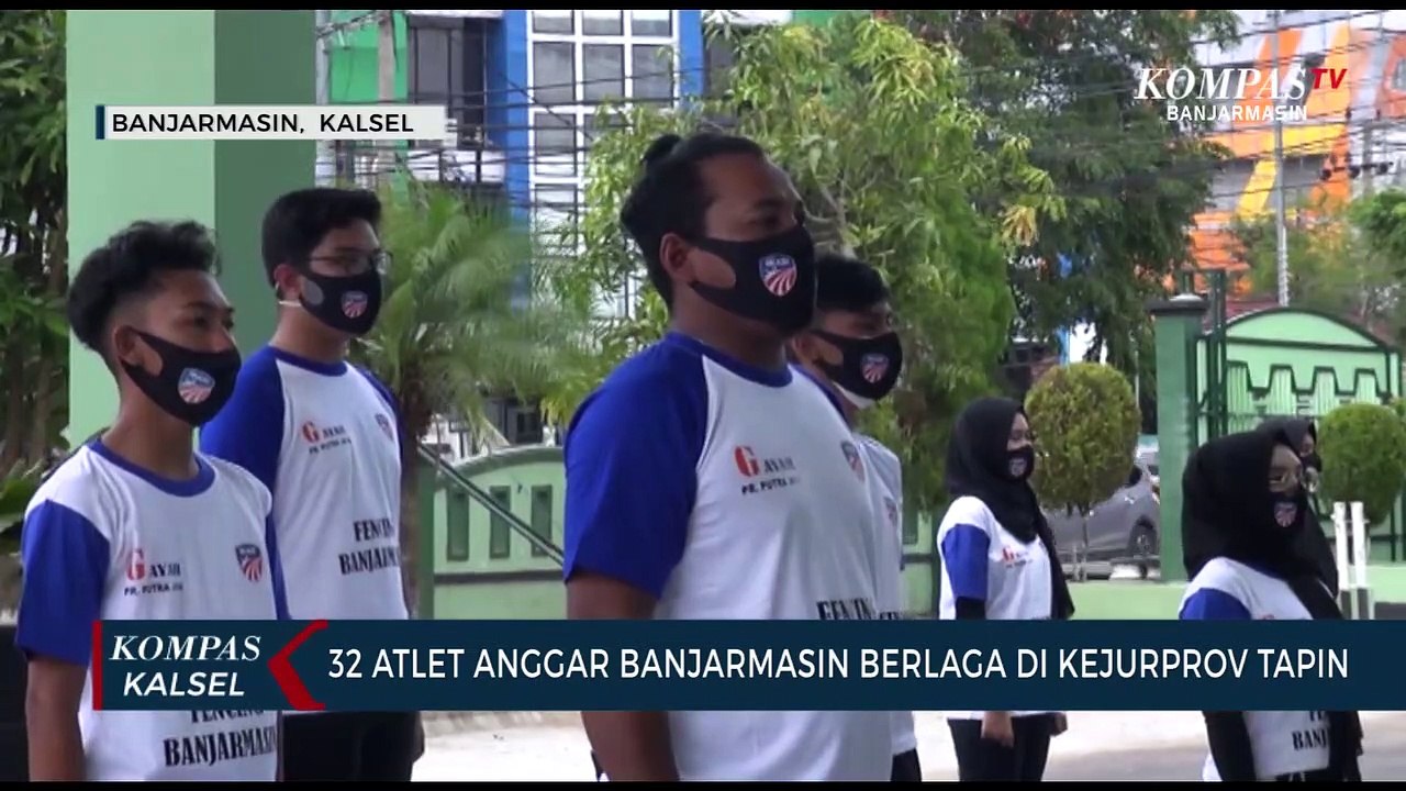 32 Atlet Anggar Banjarmasin Berangkat Ikuti Kejuaraan Provinsi Tahun 2020