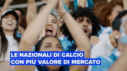 Le nazionali di calcio con più valore di mercato