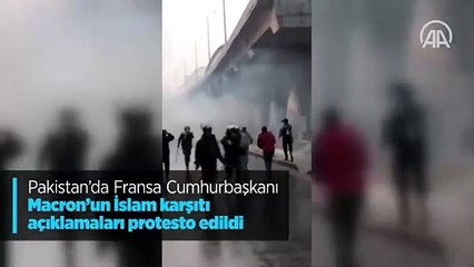 Pakistan'da Fransa Cumhurbaşkanı Macron'un İslam karşıtı açıklamaları protesto edildi