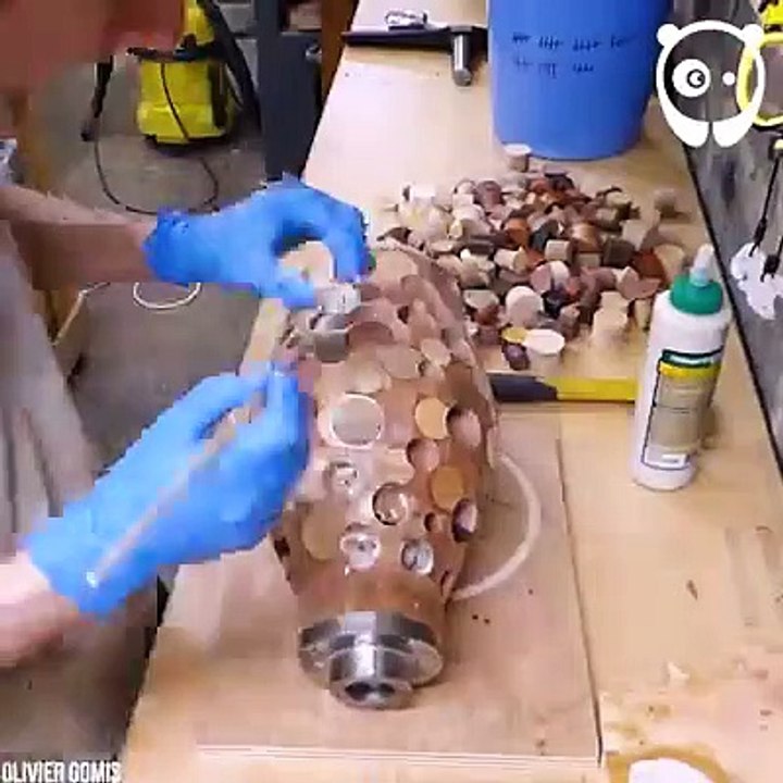Made from collourfull wood