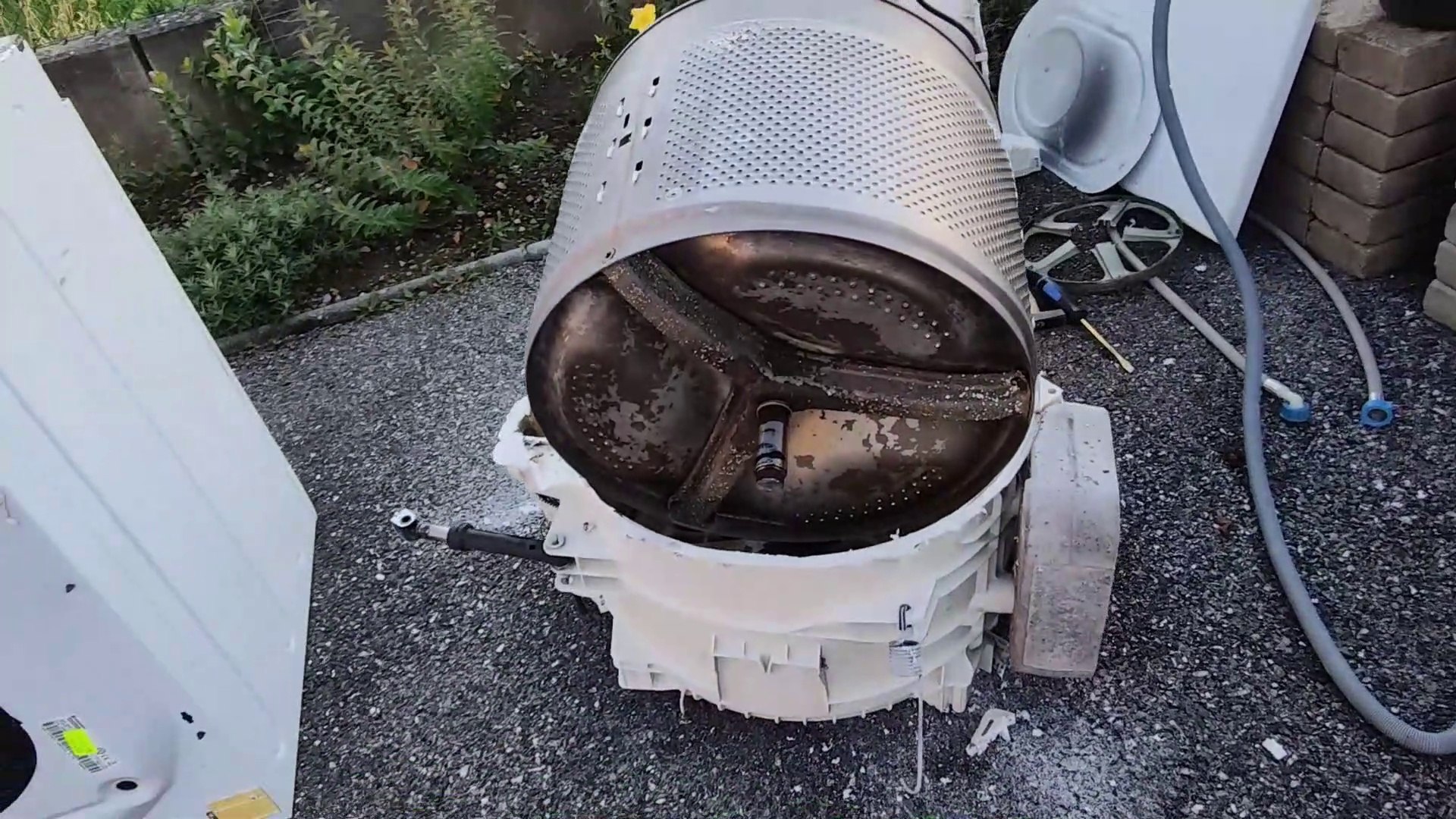 Récupérer le tambour d'une machine à laver pour en faire un brasero - Vidéo  Dailymotion
