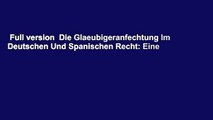 Full version  Die Glaeubigeranfechtung Im Deutschen Und Spanischen Recht: Eine