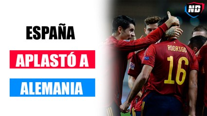 Goleada histórica de España a Alemania