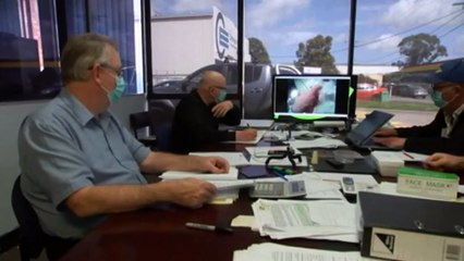 Vic. catering company claims slug planted in kitchen