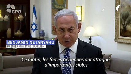 Les frappes israéliennes en Syrie sont une politique "claire" d'Israël déclare Netanyahu