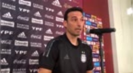 Argentine - Scaloni : "Nous sommes un rival difficile"