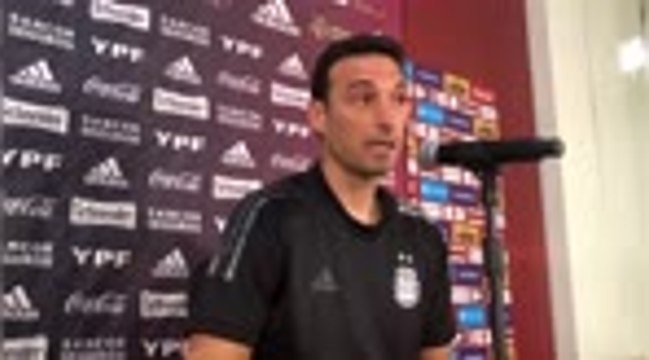 Argentine - Scaloni : Nous sommes un rival difficile