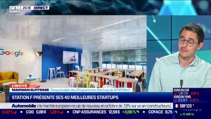 Marwan Elfitesse (Station F) : Station F présente ses 40 meilleures startups - 18/11