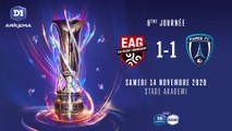 D1 Arkema, J8  EA Guingamp - Paris FC (1-1)