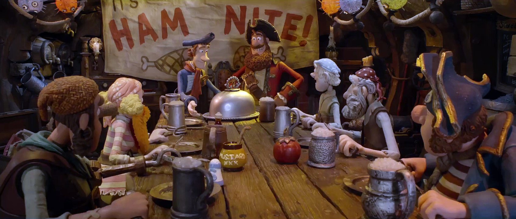 The Pirates! Band of Misfits movie clip Ham Nite! video Dailymotion