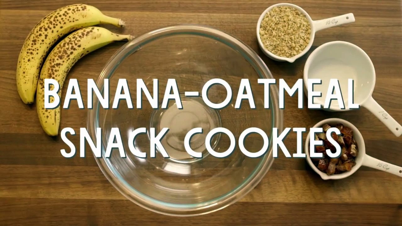 Banana-Oatmeal Snack Cookies A Fast Easy and Fun Recipe