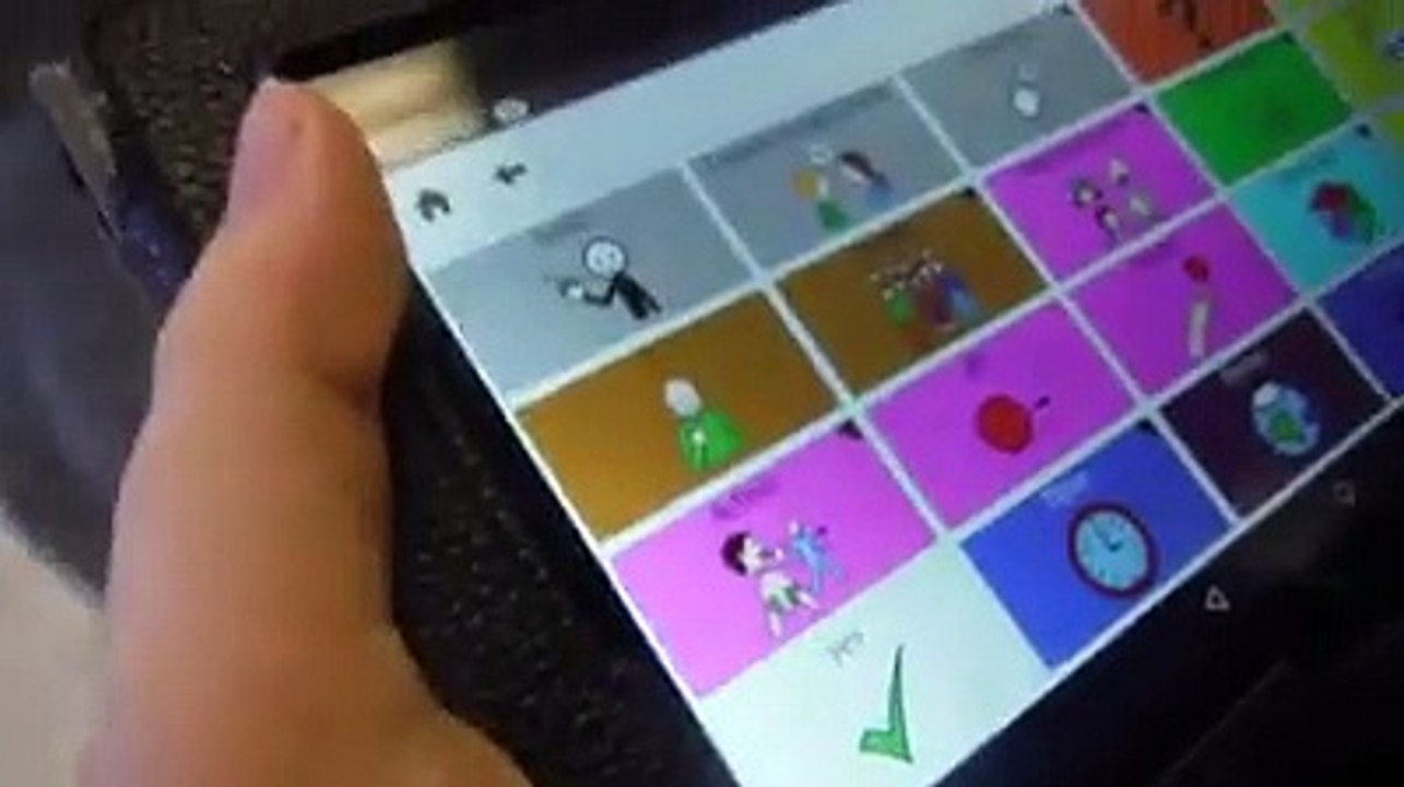 Adult with Autism answering a question & having a conversation using Coughdrop