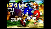 Sonic R - Sega Saturn (Japanese version) (playing in an original console)