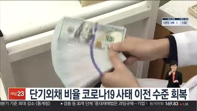 단기외채 비율 코로나19 사태 이전 수준 회복