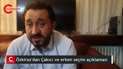 Anket şiketi başkanından Çakıcı tepkisi ve erken seçim tahmini