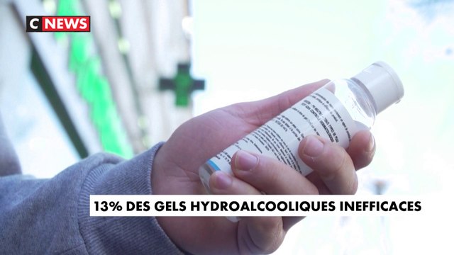 13% des gels hydroalcooliques inefficaces